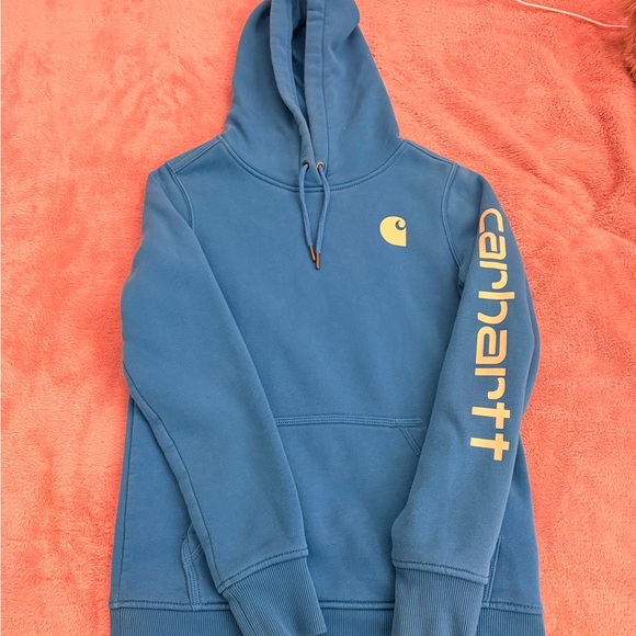 Carhartt Jackets & Blazers - Carhartt Relaxed Fit Blue Sweatshirt